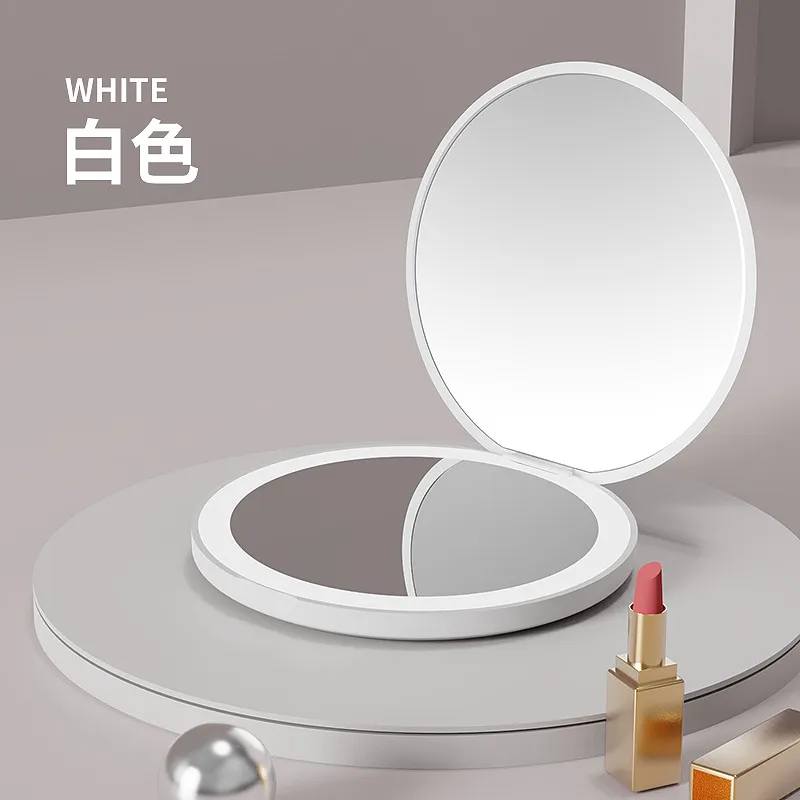 Cosmetics Foldable Portable Travel Mini LED Makeup Pocket Mirror Compact Mirror