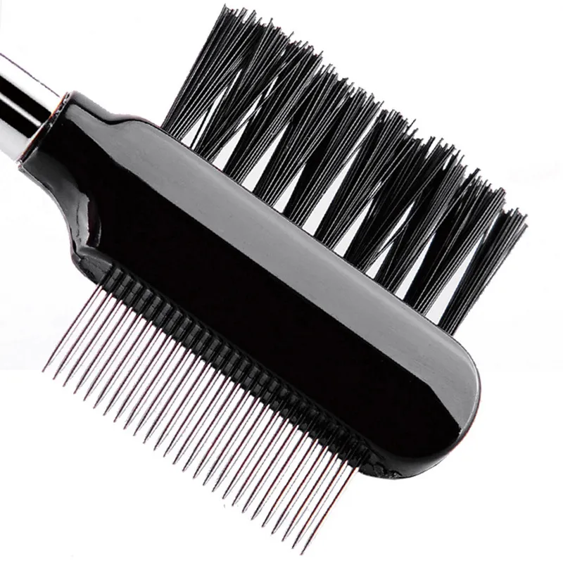 Stainless Steel Needle Dual-Purpose Eyebrow Brush and Eyebrow Comb