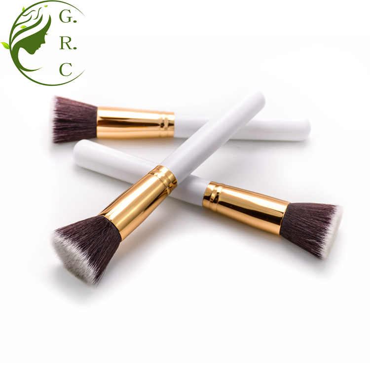New Design Contour Flat Kabuki Brush, vegan Hair KABUKI Contour Brush, Face Flat Contour Foundation Brush