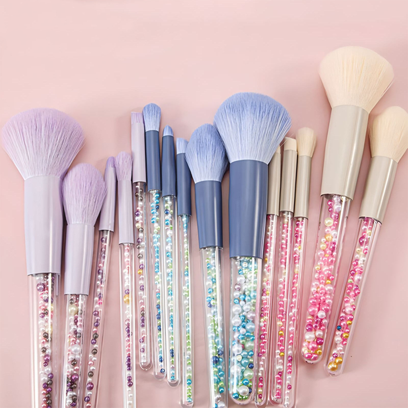 Wholesale 5PCS Pearl Make up Brushes Foundation Powder Highlight Eyebrow Brush Cosmetic Tool Beauty Makeup Brush Set