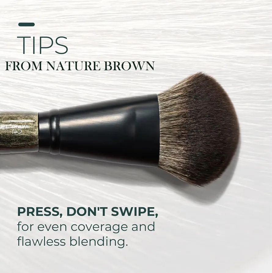 Soft Bristled Makeup Brush for Loose Powder Highlighter Blush Face Makeup Tools