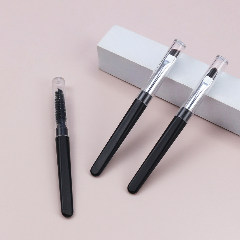 Portable Makeup Accessories Cosmetic Brush Silicone Lip Eyebrow Eyeliner Brush