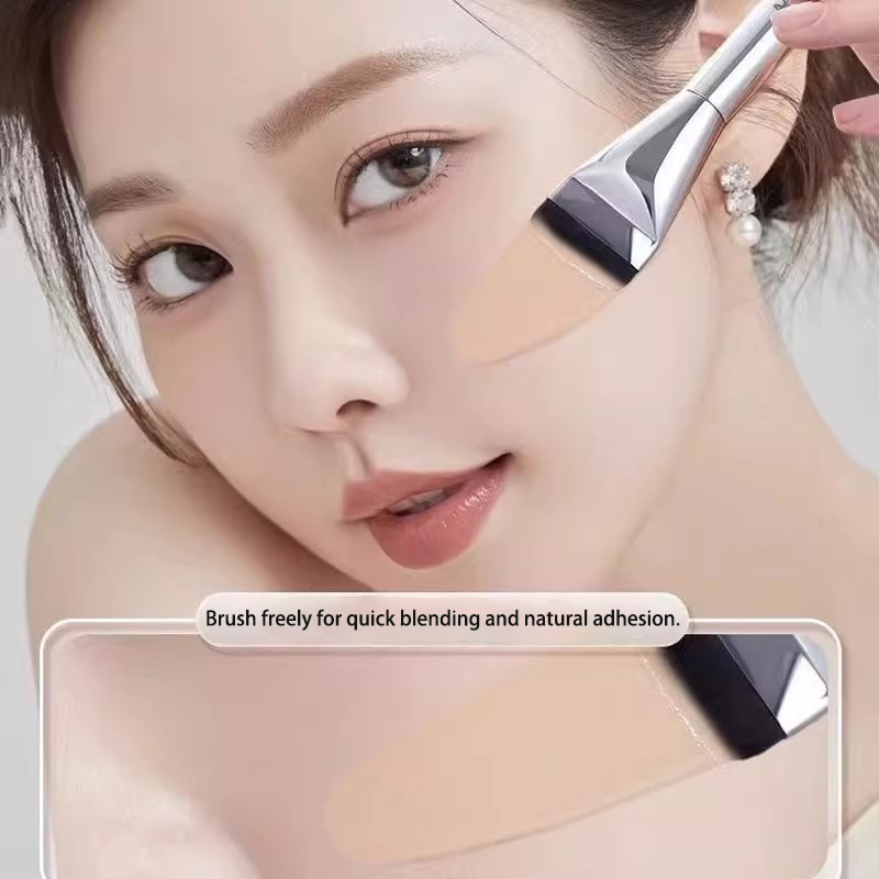 One Word Eyebrow Brush Black Pineapple Spiral Plastic Handle Synthetic Hair Flat Head Lightweight 20g Makeup Tool Pencil Kfeier