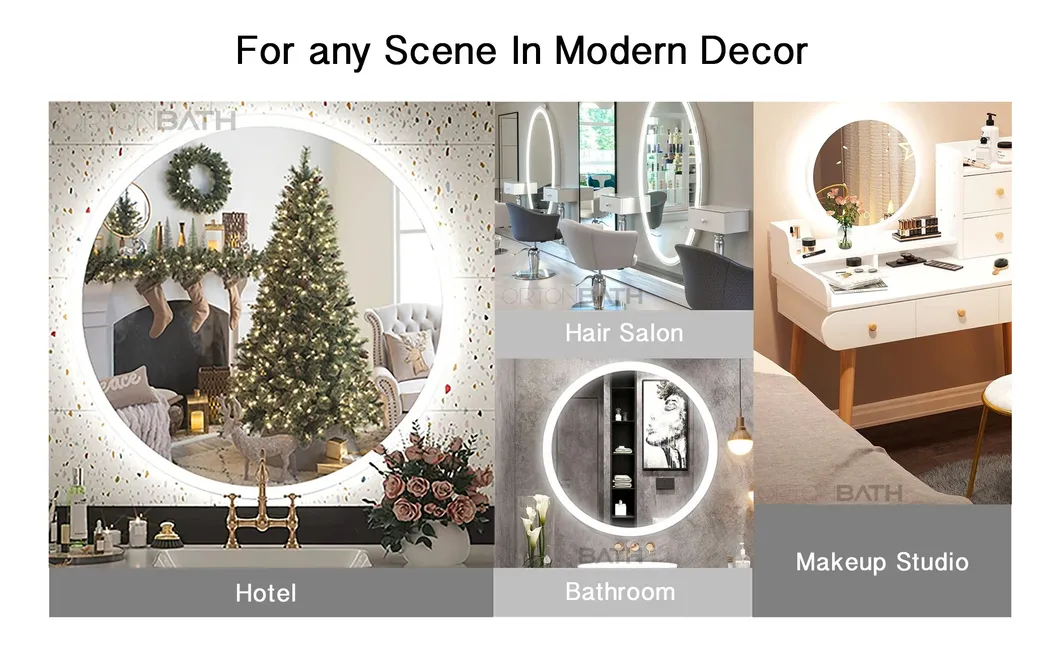 Detailed mirror specifications diagram