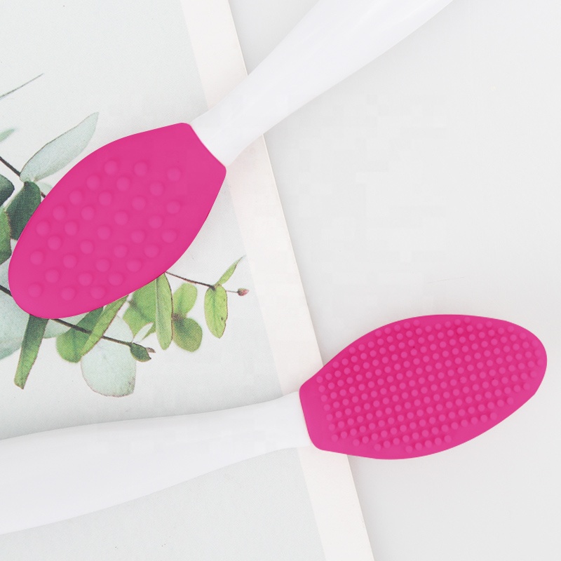 Hot Sale Eco-friendly Double Tool Sided Lip Brush Silicone Blackhead Scrubber