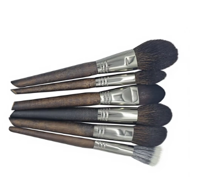 Professional Goat Hair Kabuki &amp; Flat Brush Set-25-Piece Makeup Brush Set for Face &amp; Concealer Use Cosmetic Foundation