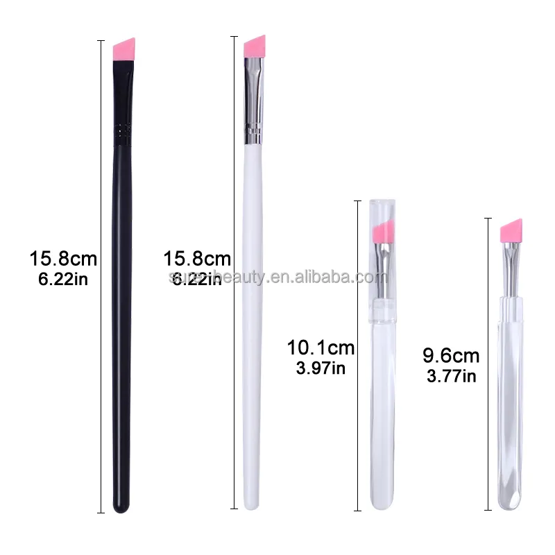 Brow Lash Lift Silicone Brush Flexible Eyebrow Tint Perm Styling Brush for Brow Styling Lash Lifting
