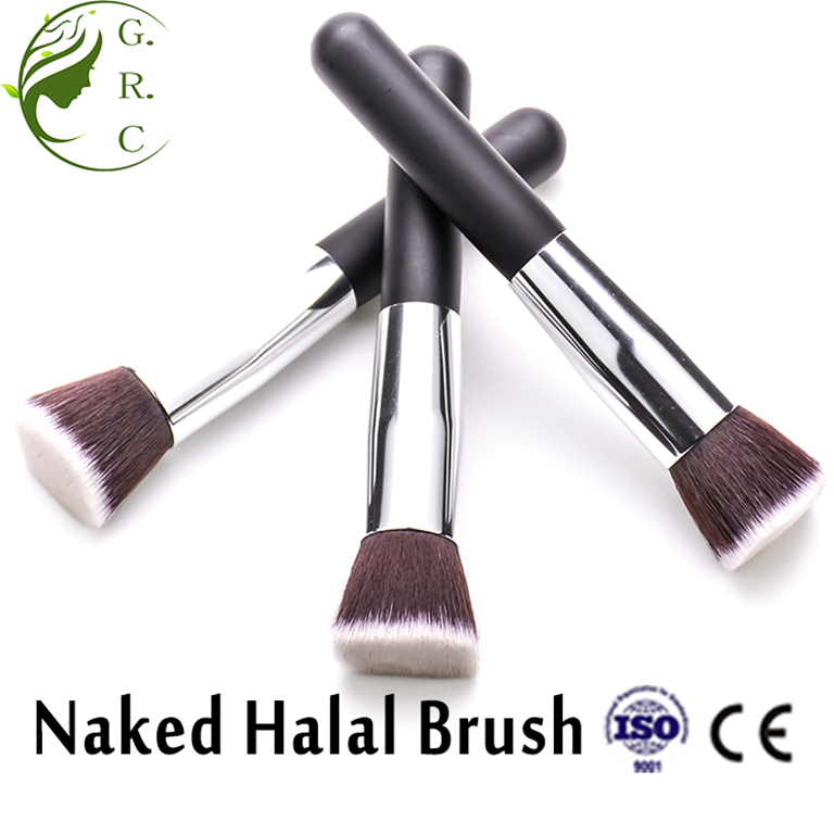 New Design Contour Flat Kabuki Brush,vegan Hair KABUKI Contour Brush, Face Flat Contour Foundation Brush