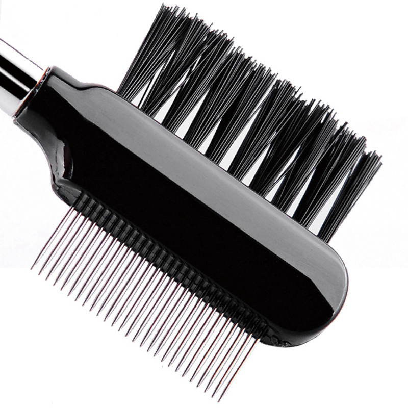 Stainless Steel Needle Dual-Purpose Eyebrow Brush and Eyebrow Comb