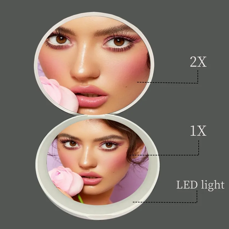 Makeup LED Compact Mirror Detail 2