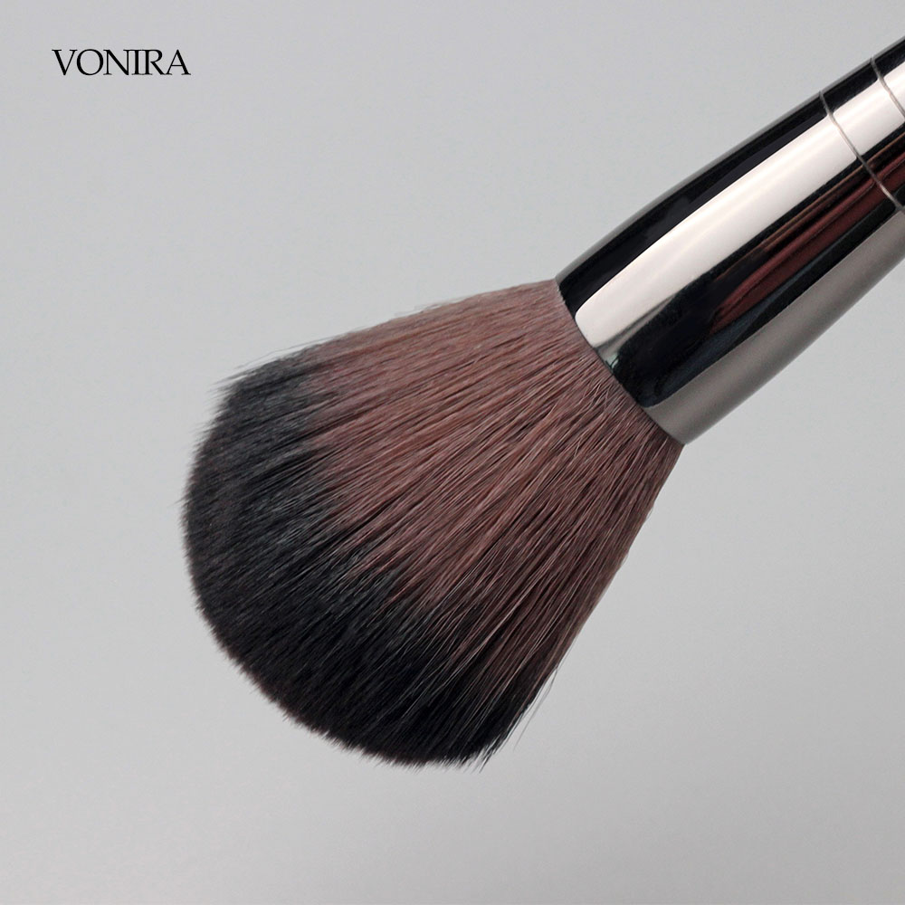 Vonira Beauty Manufacturer Wholesale Double Ended Cheekbone Sculpting Powder Blush Brush With Custom Logo Private Label Service