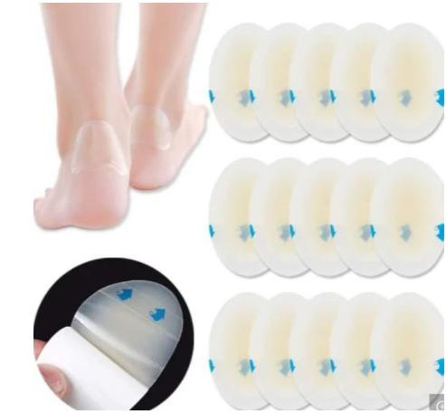 Fast Healing Hydrocolloid Gel Bandages for Heels