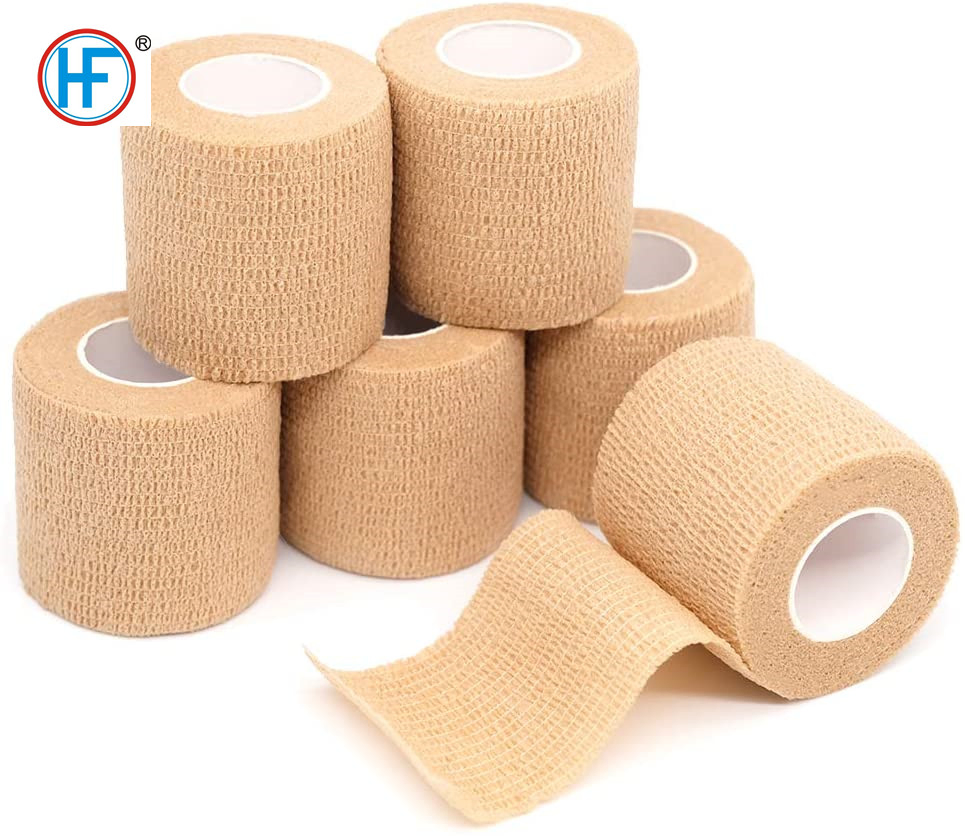 Wound Dressing Veterinary Bandage Cohesive 5cm Elastic Bandage for Pet Care