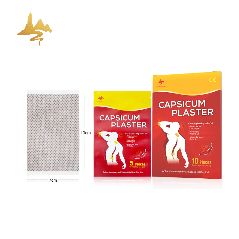 Medicated Natural Heat Joint Pain Relieving Hot Capsicum Plaster