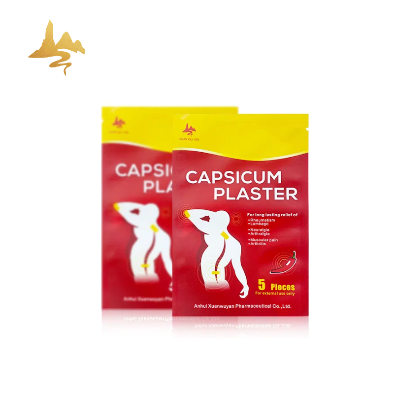 Medicated Natural Heat Joint Pain Relieving Hot Capsicum Plaster