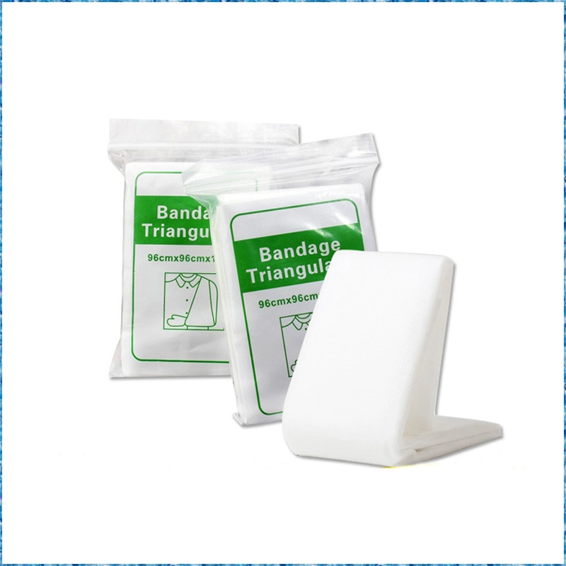 Free Samples &amp; CE FDA Certified Medical Non-Woven Cotton Emergency Triangular Bandage