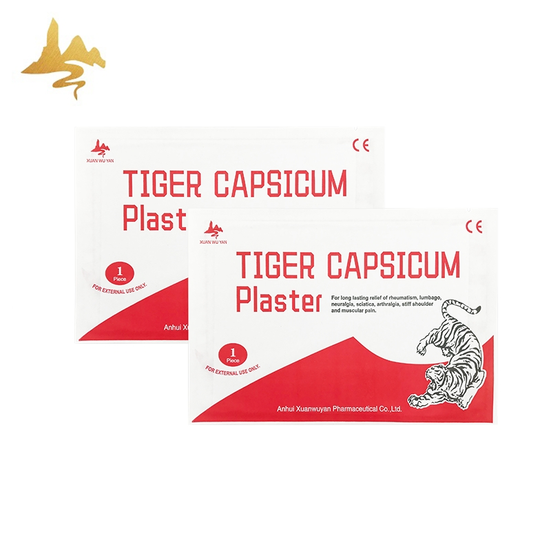 Breathable Cotton Fabric Porous Capsaicin Tiger Plaster for Relieve Pain