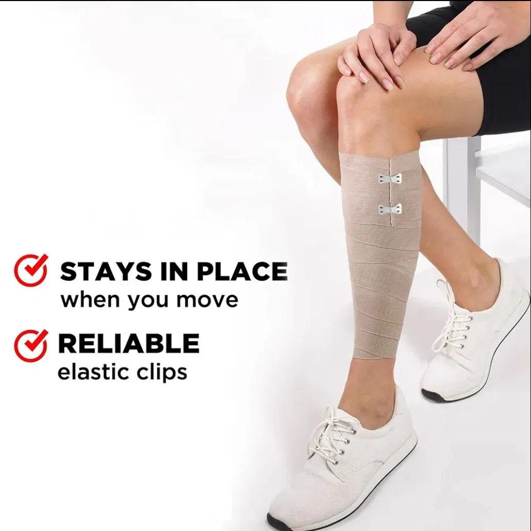 Breathable Elastic Bandage Roll for Ankle, Knee, Wrist Sprains, Medical Compression Therapy and First Aid Treatment