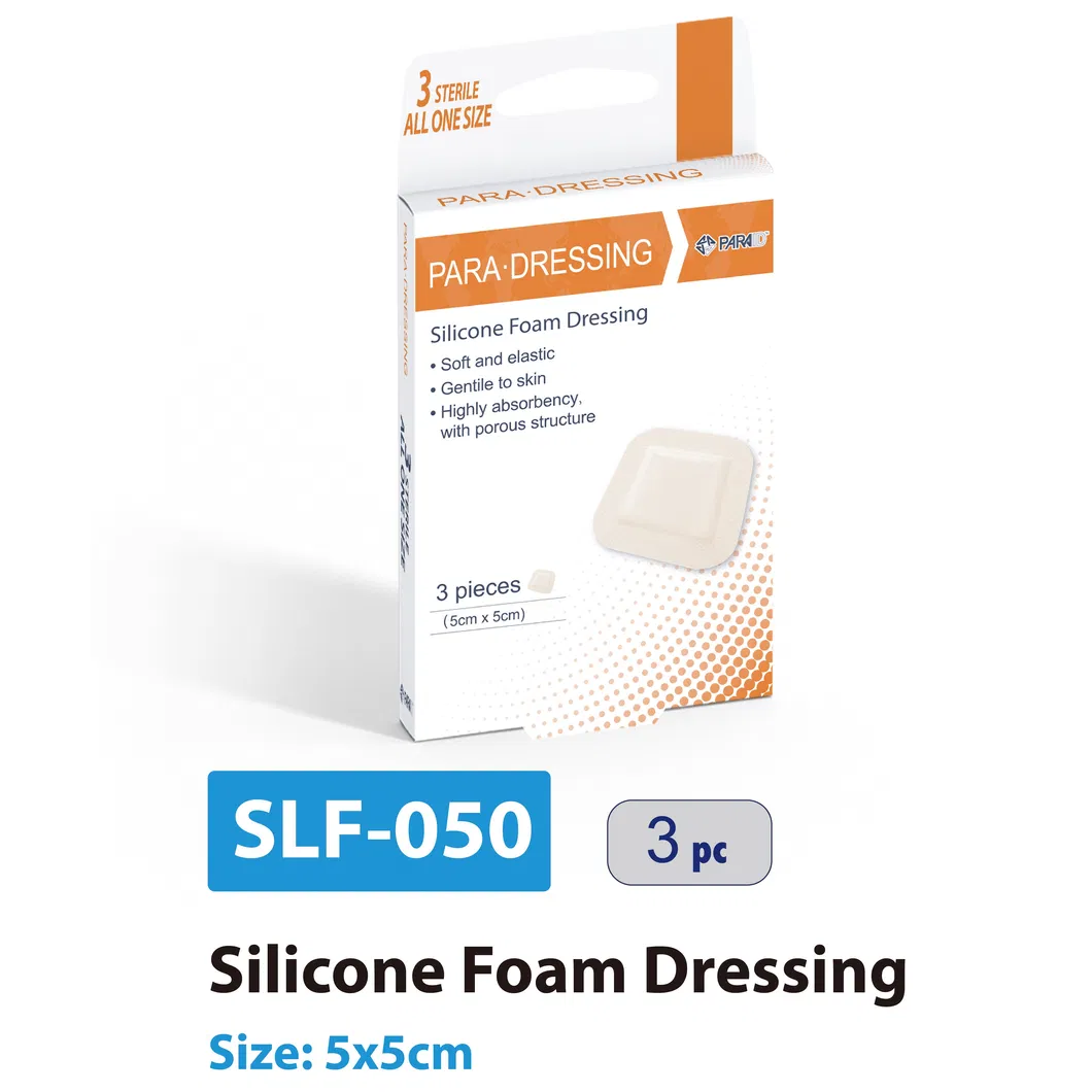 Silicone Foam Dressing Pain Relief Sterile