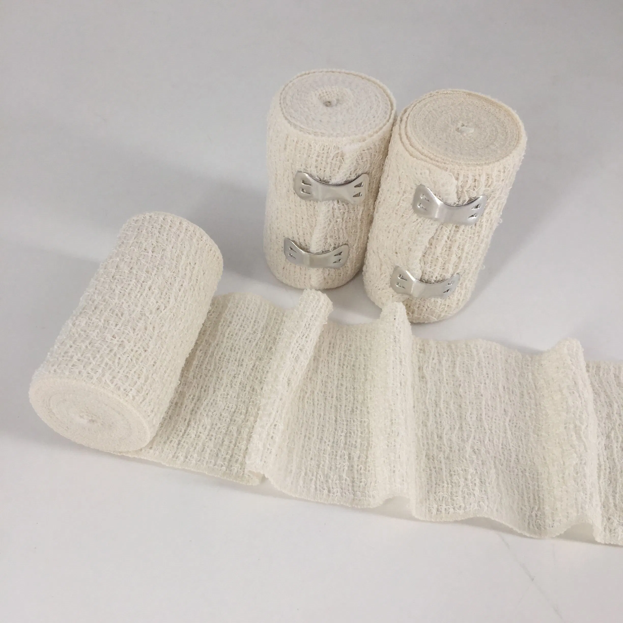 CE/FDA/ISO Certified Medical Elastic Spandex Crepe Bandage for /First Aid Bandages Supply for Wound Care, Swelling, Soreness of Joints