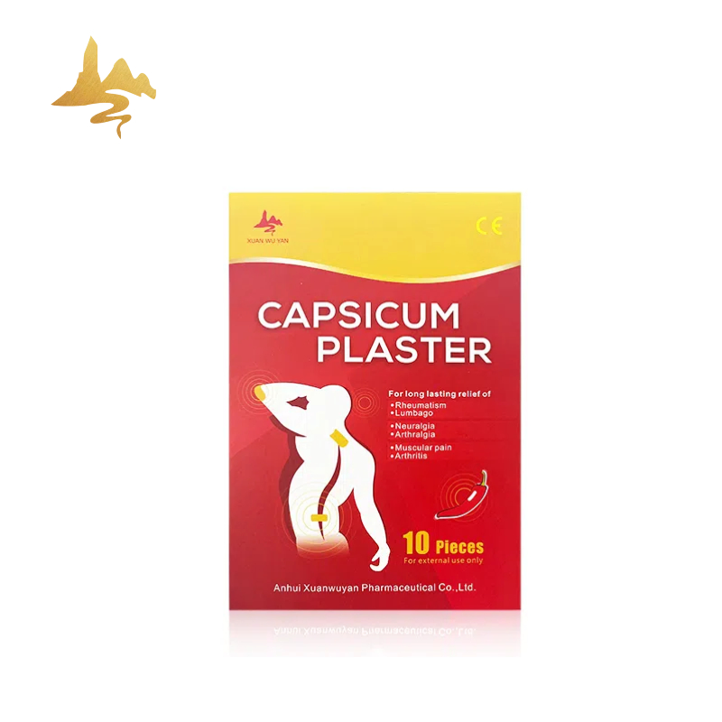 Medicated Natural Heat Joint Pain Relieving Hot Capsicum Plaster