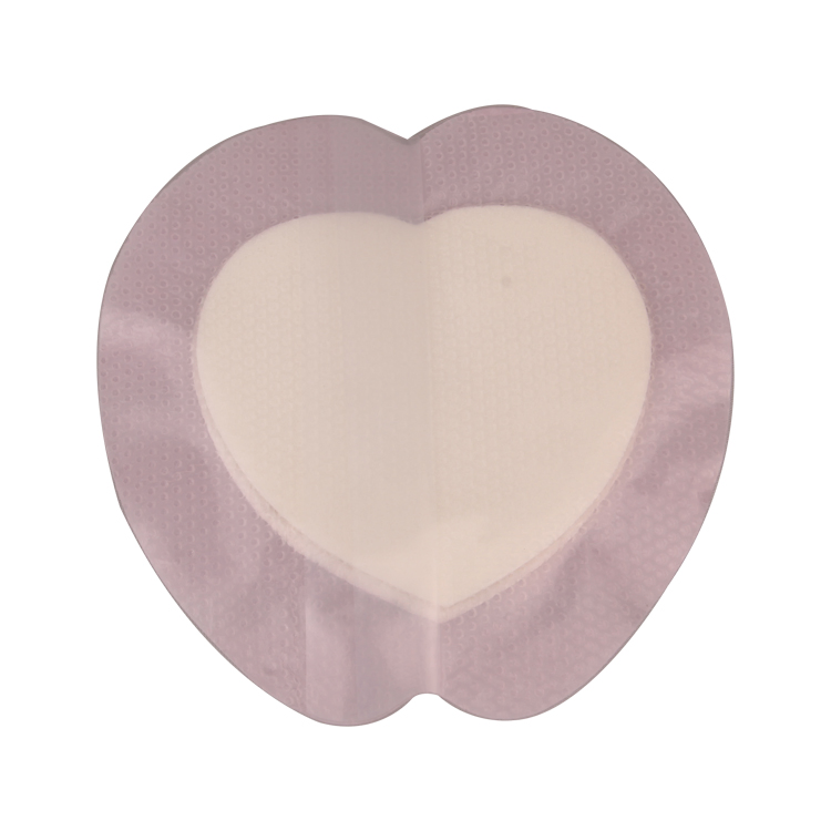 Free Sample Hydrophilic Acute Burn Bedsore Ostomy Wound Care Silicone Foam Heavily Exuding Dressing