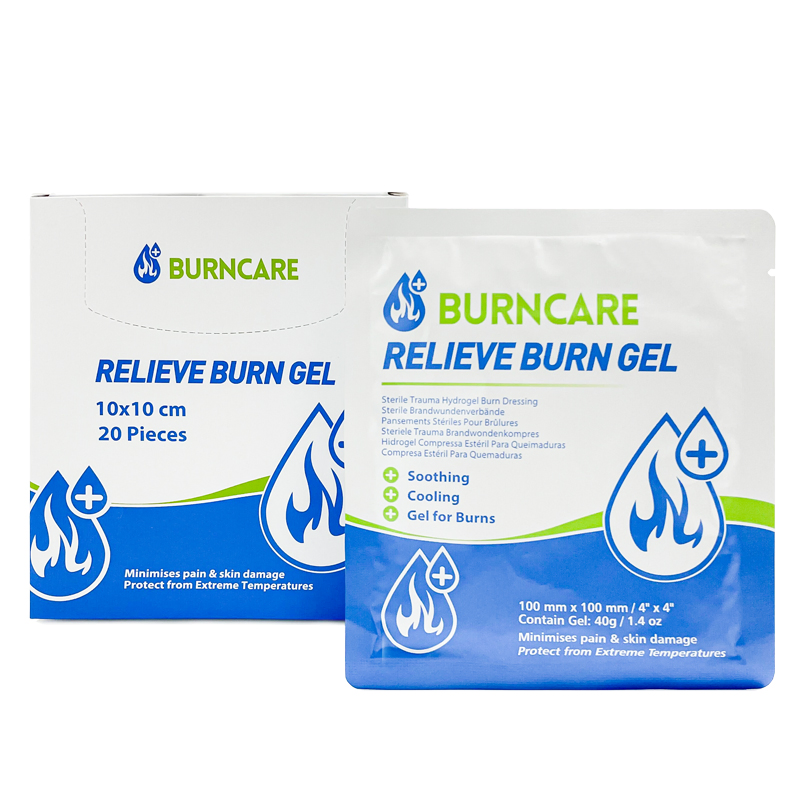 Medical Hydrogel Burn Gel Dressing Bandage Patch for Burncare Wound Care First Aid Kit Relieve