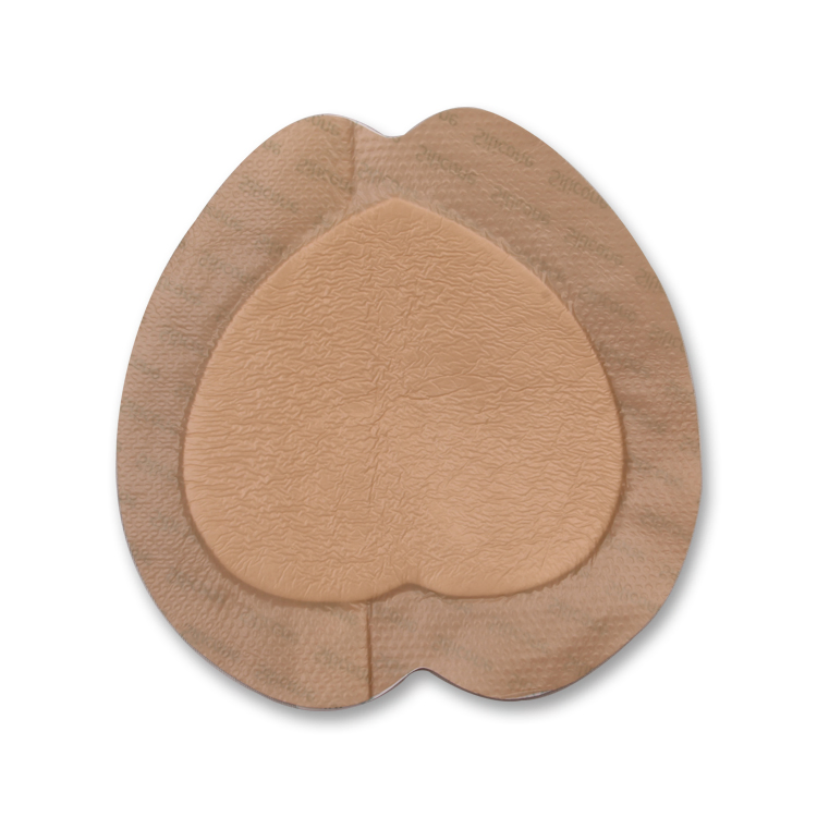 Free Sample Hydrophilic Acute Burn Bedsore Ostomy Wound Care Silicone Foam Heavily Exuding Dressing