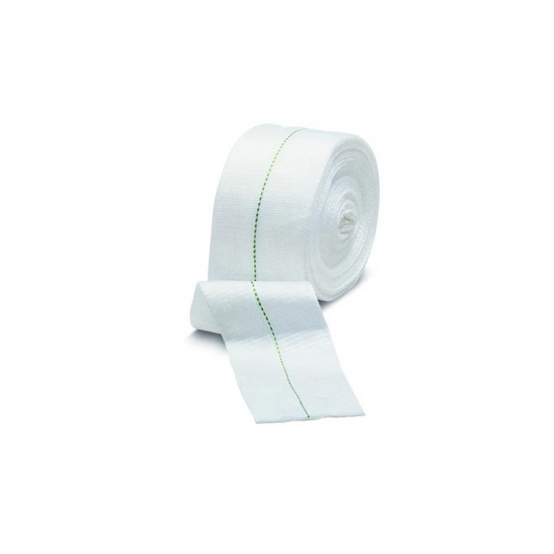 Middle Blue Green Line Stockinette Tubular Compression Bandage for Legs Fingers Ankle