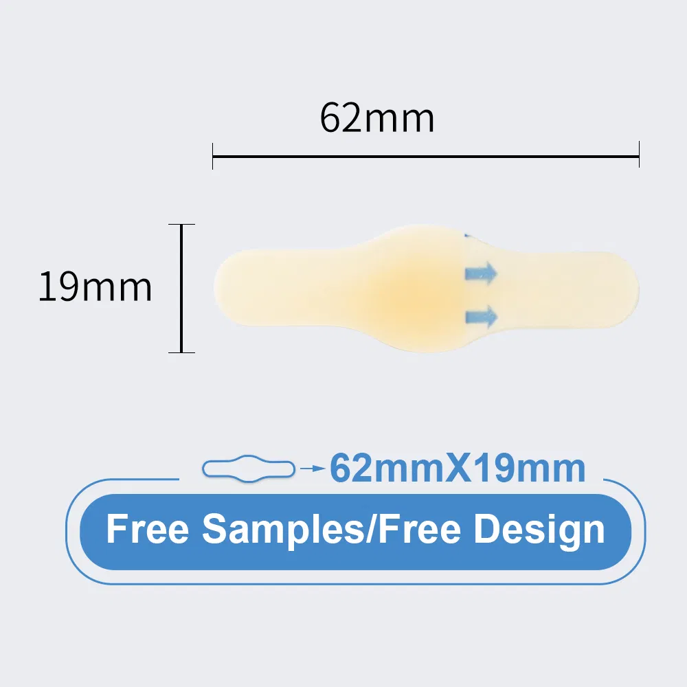 Hydrocolloid Bandages, Blister Bandage, Waterproof Blister Prevention for Heel, OEM Packaging, Size