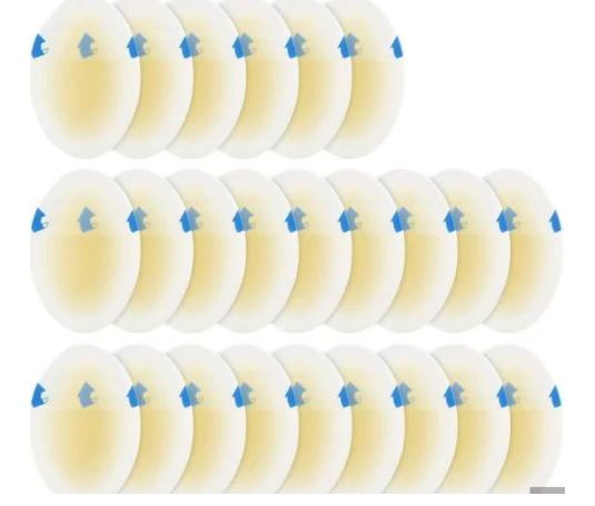 Fast Healing Hydrocolloid Gel Bandages for Heels