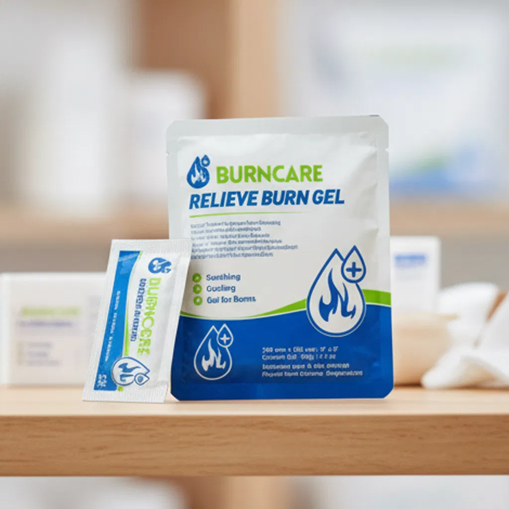 Fast Healing Burn Dressings for Emergency First Aid Kits with Long-Lasting Cooling and Pain Relief
