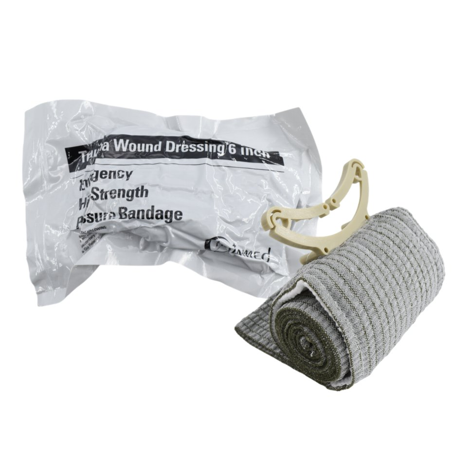 Israeli Emergency High Strength Compression Bandage Wound Dressing Hemostatic Control Bandage