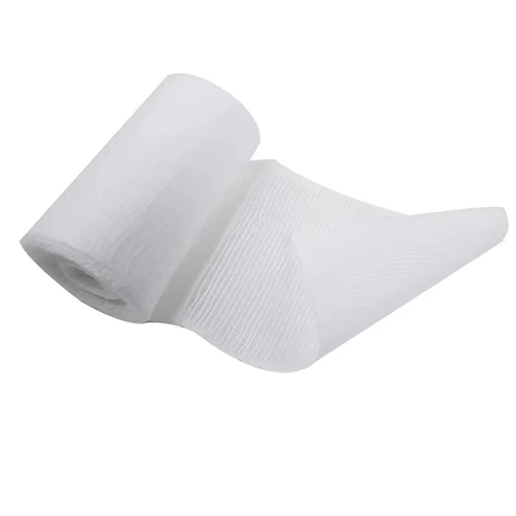 First Aid Bandage Athlete Elastic Tap Skin Friendly Stretch Medical Conforming Wrap Gauze Rolls PBT Bandage for Wound Care