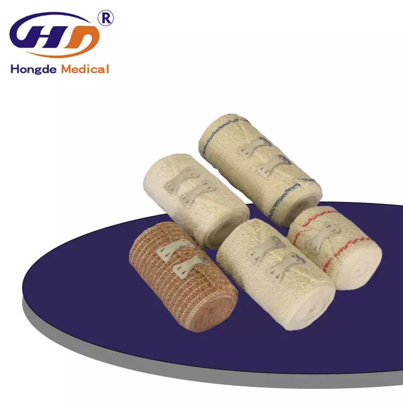 Medical Surgical High Elastic Spandex Cotton Crepe Bandage Light