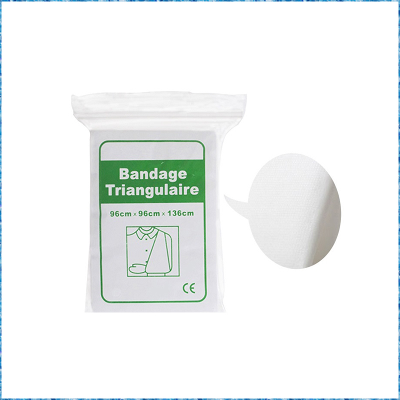 Free Samples &amp; CE FDA Certified Medical Non-Woven Cotton Emergency Triangular Bandage
