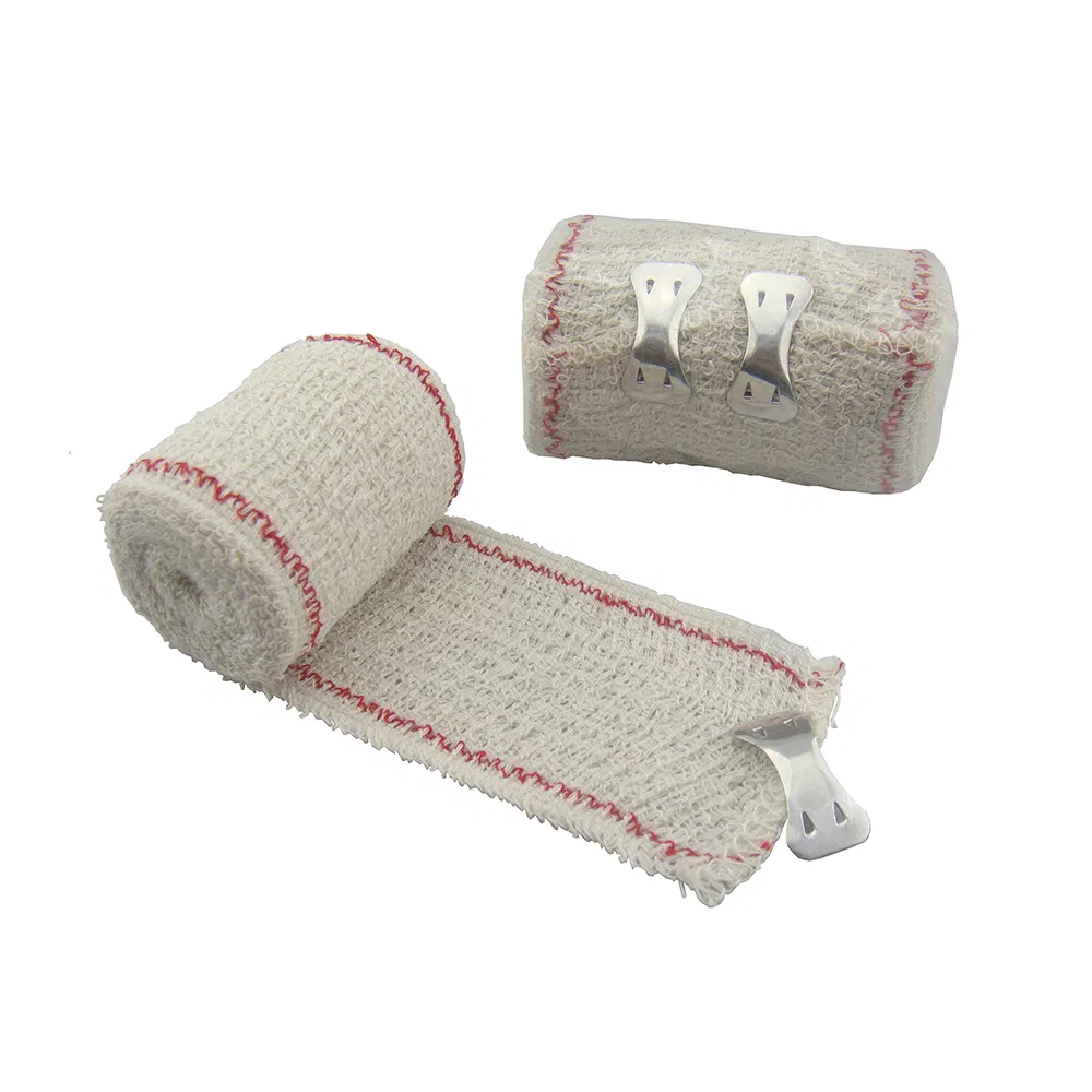 Red Side Crepe Bandage Adhesive or Non-Adhesive