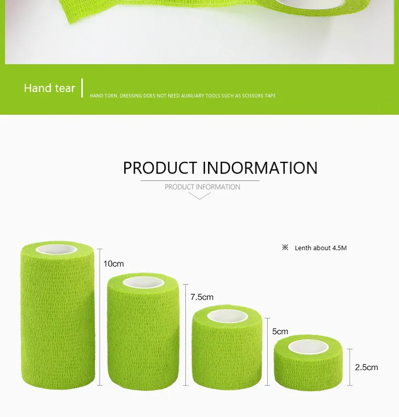 Elastic Self Adhesive Bitter Veterinary Cohesive Bandage 6