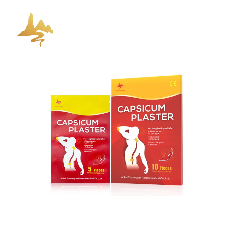 Medicated Natural Heat Joint Pain Relieving Hot Capsicum Plaster