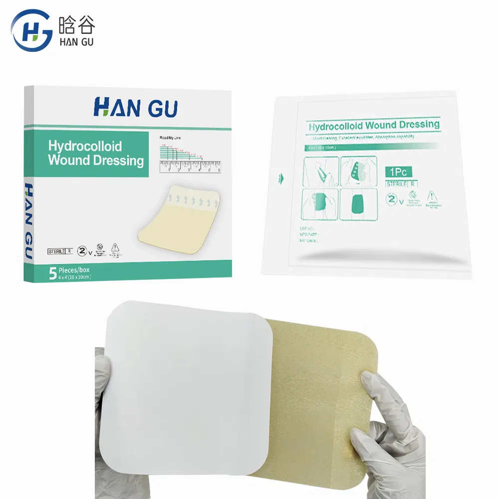 Textured Hydrocolloid Bandages Dressings for Bed Sores and Minor Cuts