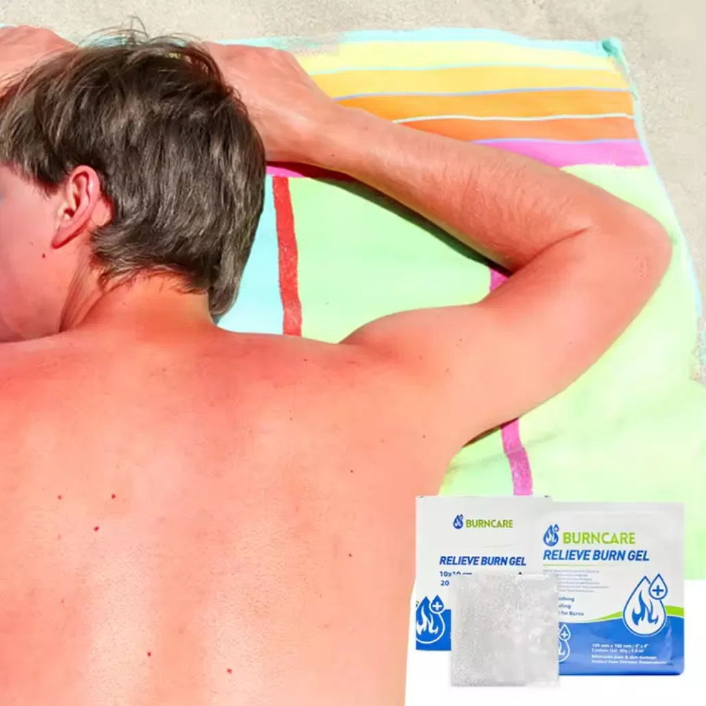 Fast Healing Burn Dressings for Emergency First Aid Kits with Long-Lasting Cooling and Pain Relief