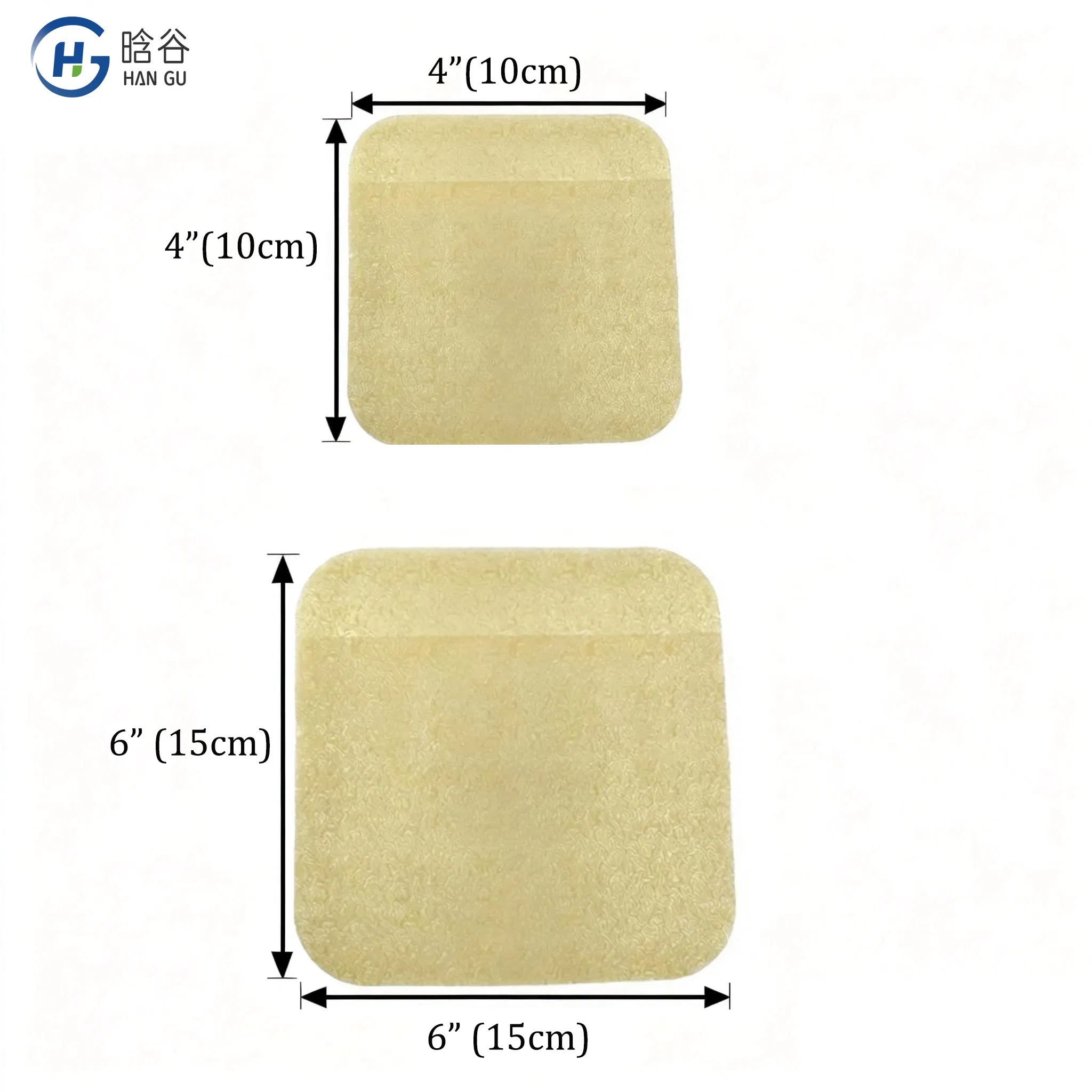 Textured Hydrocolloid Bandages Dressings for Bed Sores and Minor Cuts