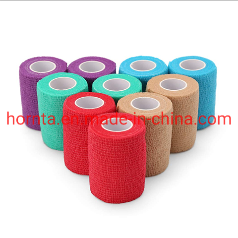 Veterinary Cow Calf Horse Medical Self-Adhesive Cohesive Bandage
