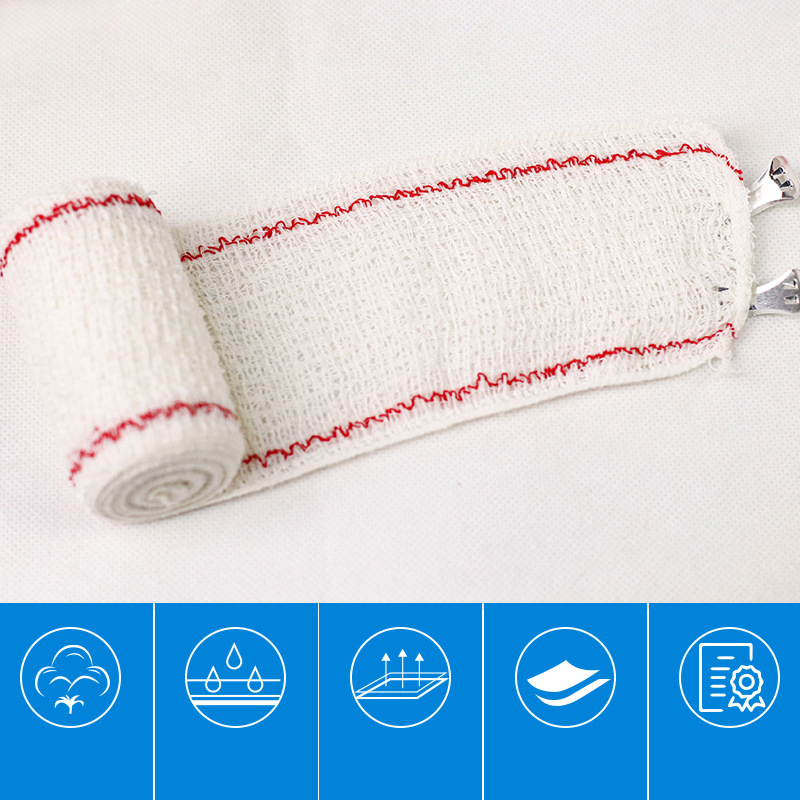 Customized Spandex Crepe Emergency Rescue Medical Bandage for Chain Stores