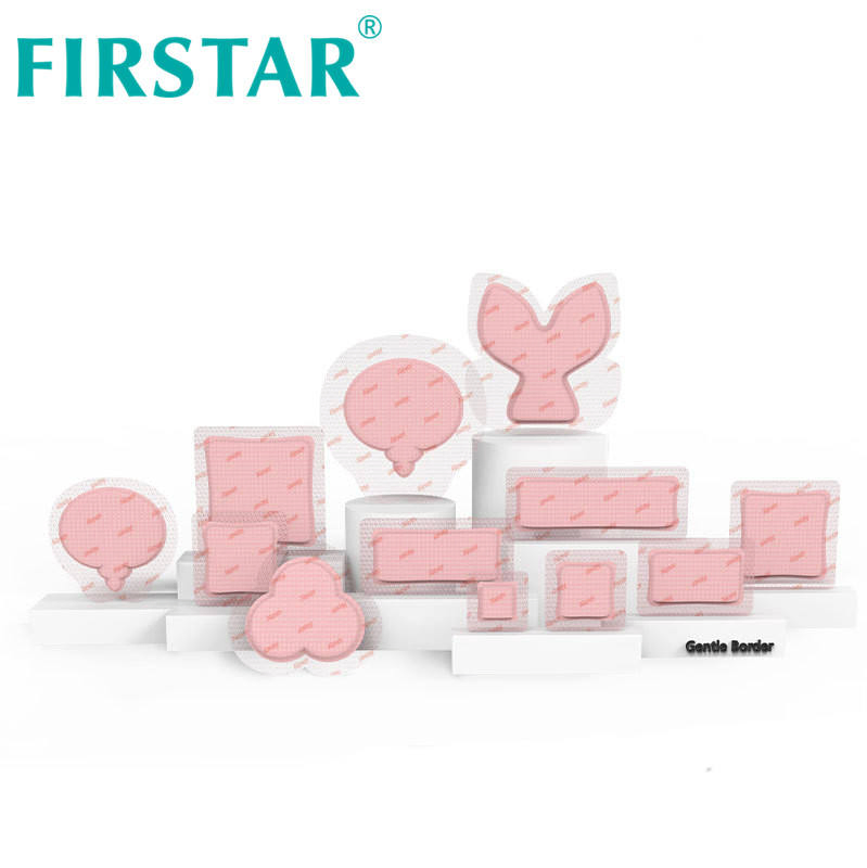 Medical Consumables Diabetes Adhesive Sterile Advanced Wound Care Silicone Foam Dressing