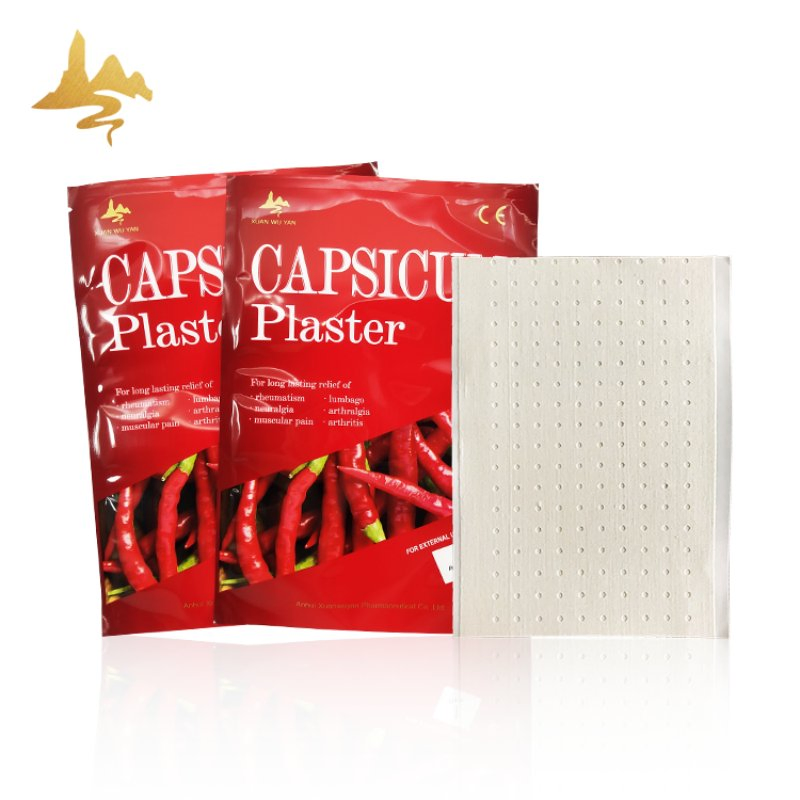 ISO Certificate Porous Hot Capsaicin Plaster for Body Pain Relief