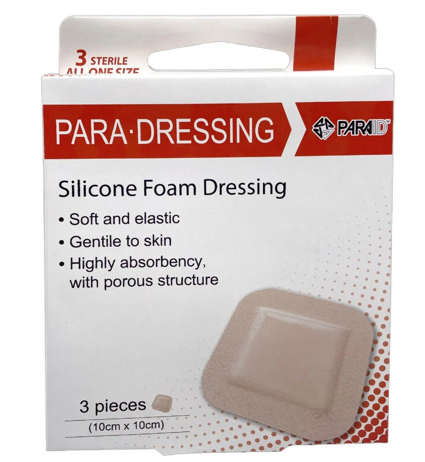 Soft Wound Care Healing Self Adhesive Ultra Absorbent Hydrocellular Sacrum Bordered High Absorbency Silicone Gel Foam Dressing