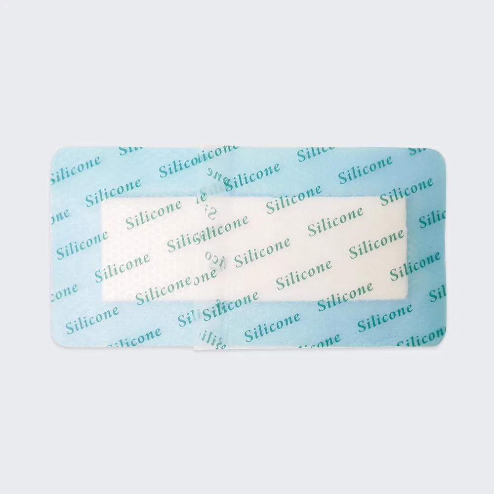 FDA CE Approved Wound Bandages Waterproof Silicone Foam Wound Dressing with Border High Absorption Bed Sore Bandages for Wound Care