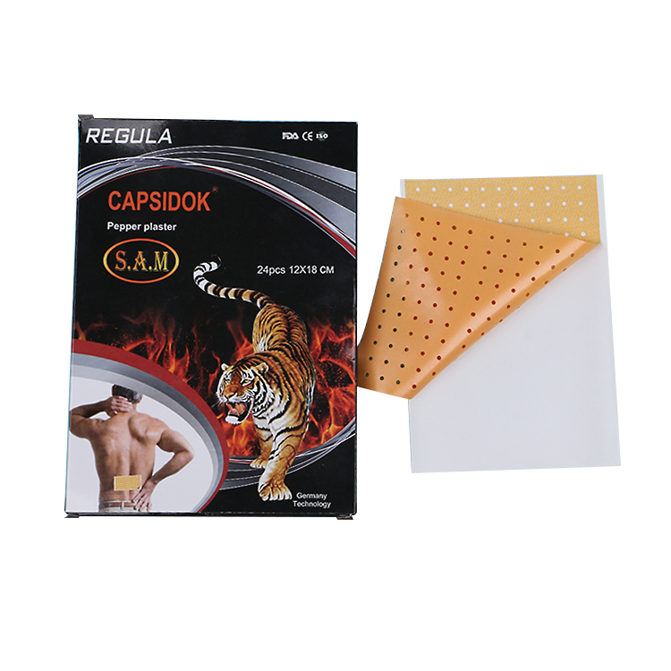 Hot Sale Capsicum Tiger Plaster Medical Adhesive Plaster Pain Relief Patch