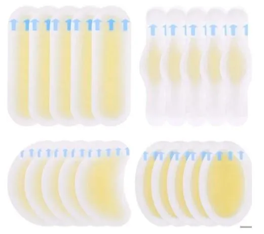 Fast Healing Hydrocolloid Gel Bandages for Heels